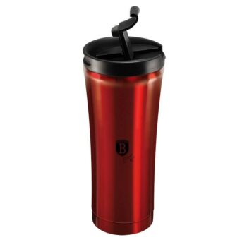 Berlingerhaus Nerezový termohrnček na kávu 0,5L Metallic Line Burgundy BH-6408