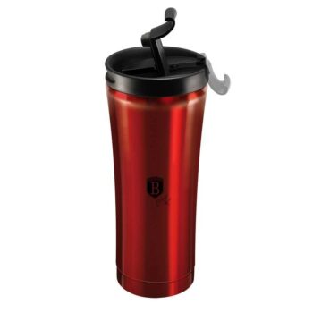 Berlingerhaus Nerezový termohrnček na kávu 0,5L Metallic Line Burgundy BH-6408