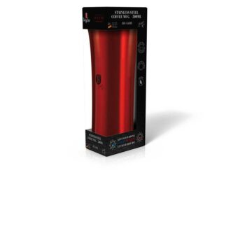 Berlingerhaus Nerezový termohrnček na kávu 0,5L Metallic Line Burgundy BH-6408