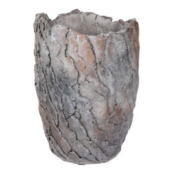 Betonový obal na kvetináč Stone sivá, 16 x 22 cm