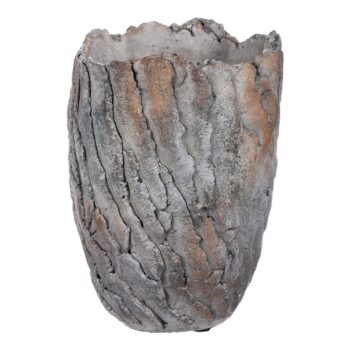 Betonový obal na kvetináč Stone sivá, 16 x 22 cm
