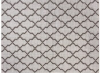 Béžový koberec na terasu s krásnym vzorom Šírka: 120 cm | Dĺžka: 170 cm