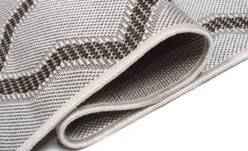 Béžový koberec na terasu s krásnym vzorom Šírka: 140 cm | Dĺžka: 200 cm