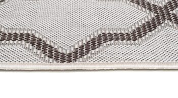 Béžový koberec na terasu s krásnym vzorom Šírka: 140 cm | Dĺžka: 200 cm