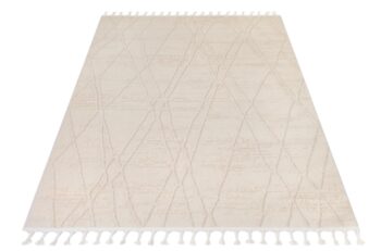 Béžový koberec v škandinávskom dizajne Rio Loop Šírka: 140 cm | Dĺžka: 200 cm