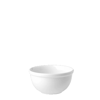 Servírovacia miska vyrobená z porcelánu je ideálna na podávanie omáčok, kompótov či ďalších príloh. Má priemer 13 cm a je stohovateľná, vďaka čomu šetrí miesto.