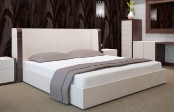 Biele bavlnené prestieradlá na postele Šírka: 140 cm | Dĺžka: 200 cm