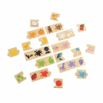 Bigjigs Toys Didaktické puzzle Farby