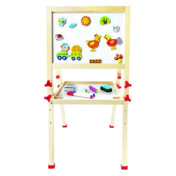 Bino Magnetická obojstranná tabuľa, 80 x 40 x 42 cm