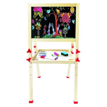 Bino Magnetická obojstranná tabuľa, 80 x 40 x 42 cm