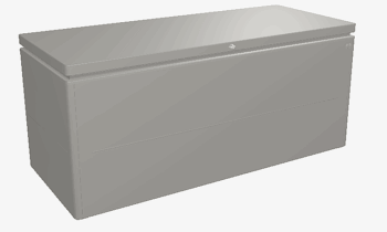 Biohort Dizajnový viacúčelový box BIOHORT LoungeBox (sivý kremeň metalíza) 200 cm (2 krabice)