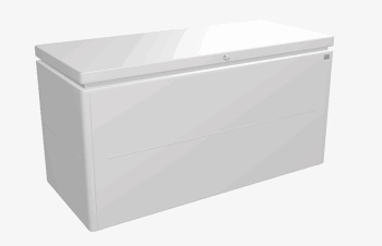 Biohort Dizajnový viacúčelový box BIOHORT LoungeBox (strieborná metalíza) 200 cm (2 krabice)