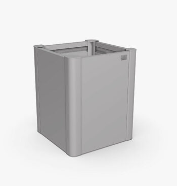 Biohort Hrantík Belvedere MIDI 61 cm (strieborná metalíza) 53 cm (3 krabice)