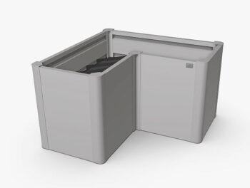 Biohort Hrantík Belvedere MIDI L 61 cm (strieborná metalíza) 152 x 152 cm (7 krabíc)