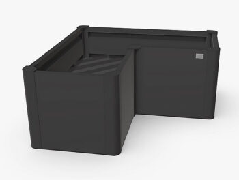 Biohort Hrantík Belvedere MINI L 45 cm (tmavo šedá metalíza) 152 x 152 cm (7 krabíc)