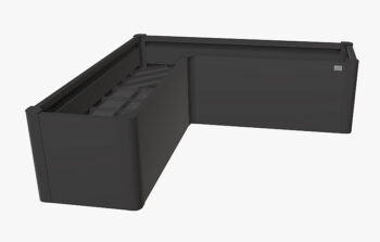 Biohort Hrantík Belvedere MINI L 45 cm (tmavo šedá metalíza) 152 x 152 cm (7 krabíc)