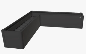 Biohort Hrantík Belvedere MINI L 45 cm (tmavo šedá metalíza) 152 x 152 cm (7 krabíc)