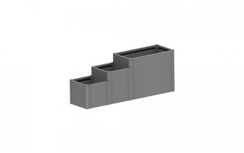 Biohort Kvetinový kvetináč systém DaVinci verzia 3 (strieborná metalíza)