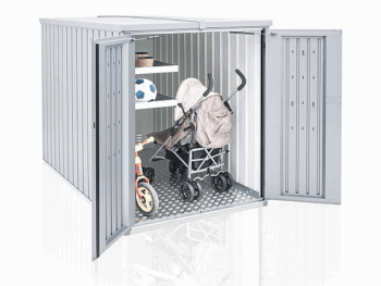 Biohort Multifunkčný úložný priestranný box BIOHORT Minigaráž (tmavo šedá metalíza)