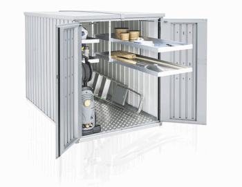 Biohort Multifunkčný úložný priestranný box BIOHORT Minigaráž (tmavo šedá metalíza)