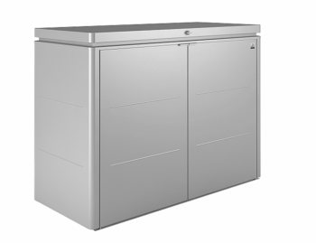 Biohort Multiúčelový úložný box HighBoard 160 x 70 x 118 (strieborná metalíza) 160 cm (3 krabice)