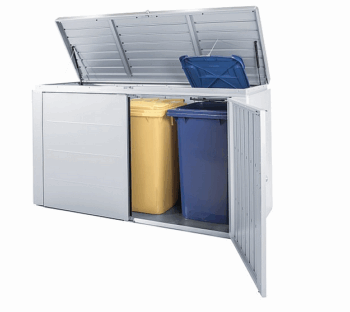 Biohort Multiúčelový úložný box HighBoard 160 x 70 x 118 (tmavo sivá metalíza) 160 cm (3 krabice)