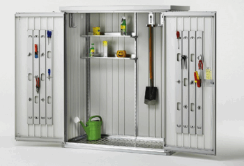 Biohort Skriňa na náradie BIOHORT veľ. 90 93 x 83 (sivý kremeň metalíza)