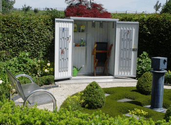 Biohort Skriňa na náradie BIOHORT veľ. 90 93 x 83 (strieborná metalíza)