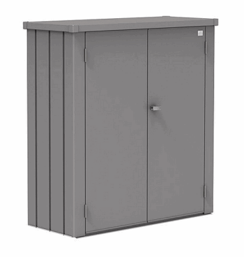 Biohort Skrinka na terasu BIOHORT Romeo M 132 x 57 x 140 (sivý kremeň metalíza)
