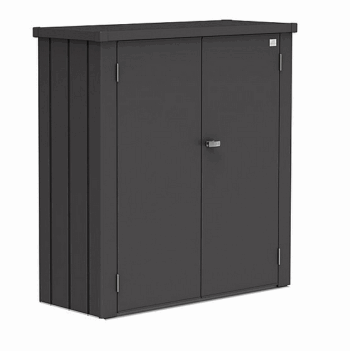 Biohort Skrinka na terasu BIOHORT Romeo M 132 x 57 x 140 (tmavo šedá metalíza) M (3 krabice)