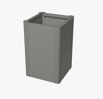 Biohort Truhlík Belvedere MAXI 77 cm (sivá kremeň metalíza) 53 cm (3 krabice)