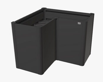 Biohort Truhlík Belvedere MAXI L 77 cm (tmavo šedá metalíza) 102 x 102 cm (7 krabíc)
