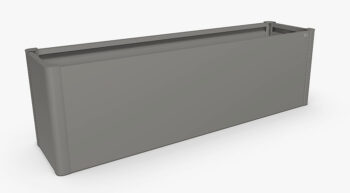 Biohort Truhlík Belvedere MIDI 61 cm (sivá kremeň metalíza) 102 cm (3 krabice)