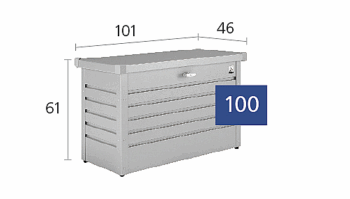 Biohort Úložný zamykací box (bronzová metalíza) 100 cm