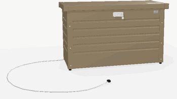 Biohort Úložný zamykací box (bronzová metalíza) 100 cm