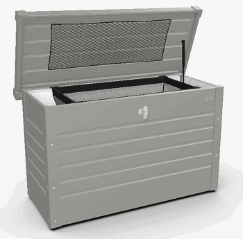 Biohort Venkovný úložný box FreizeitBox 134 x 62 x 71 (sivý kremeň metalíza)
