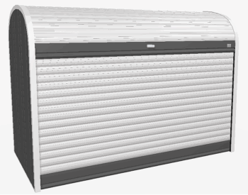 Biohort Viacúčelový roletový box BIOHORT StoreMax veľ. 120 117 x 73 x 109 (tmavosivá metalíza)