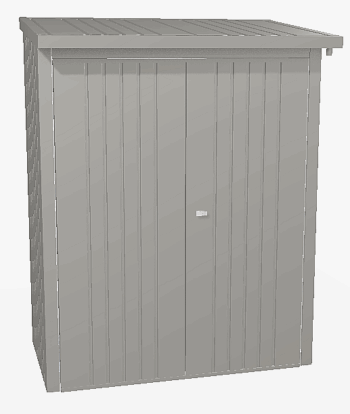 Biohort Viacúčelový sklad krbového dreva BIOHORT drevník WoodStock 157 x 102 (sivý kremeň metalíza)