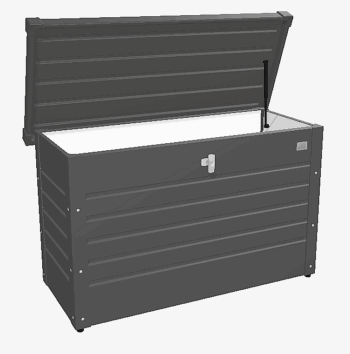 Biohort Vonkajší úložný box FreizeitBox 101 x 46 x 61 (tmavo šedá metalíza)