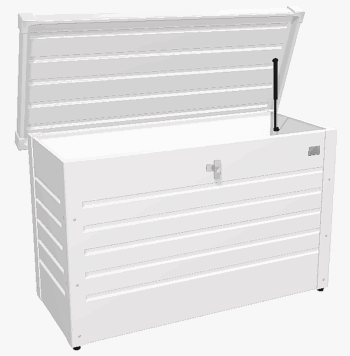 Biohort Vonkajší úložný box FreizeitBox 134 x 62 x 71 (biela)