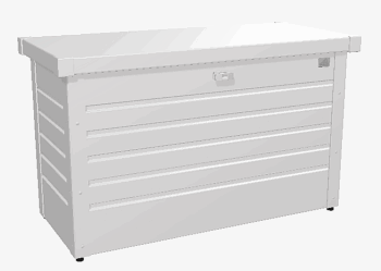 Biohort Vonkajší úložný box FreizeitBox 181 x 79 x 71 (strieborná metalíza)