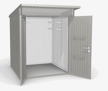 Biohort Záhradný domček BIOHORT Avantgarde A1 duo 180 × 180 cm (sivý kremeň metalíza)