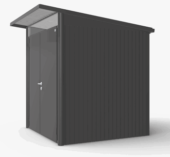 Biohort Záhradný domček BIOHORT Avantgarde A1 duo 180 × 180 cm (tmavo šedá metalíza)