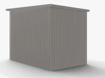 Biohort Záhradný domček BIOHORT Avantgarde A3 duo 180 × 260 cm (sivý kremeň metalíza)