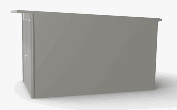 Biohort Záhradný domček BIOHORT Avantgarde A4 duo 180 × 340 cm (sivý kremeň metalíza)