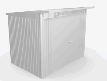 Biohort Záhradný domček BIOHORT Avantgarde A5 duo 260 × 180 cm (strieborná metalíza)