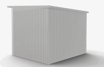 Biohort Záhradný domček BIOHORT Avantgarde A6 duo 260 × 220 cm (strieborná metalíza)