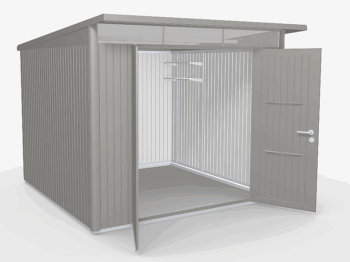 Biohort Záhradný domček BIOHORT Avantgarde A7 duo 260 × 260 cm (sivý kremeň metalíza)