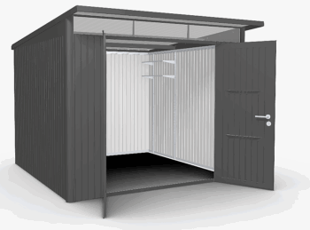 Biohort Záhradný domček BIOHORT Avantgarde A7 duo 260 × 260 cm (tmavo šedá metalíza)