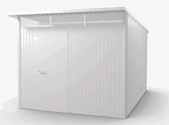 Biohort Záhradný domček BIOHORT Avantgarde A8 260 × 340 cm (strieborná metalíza)